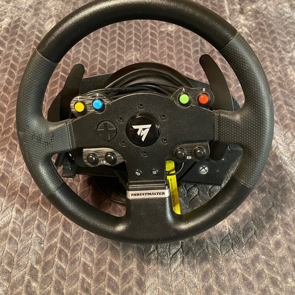 Black Racing Wheel Controller - Picture 1 of 6